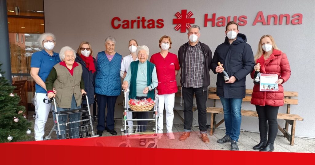 Neujahrsgl&uuml;ckw&uuml;nsche im Caritas-Pflegewohnhaus HAUS ANNA